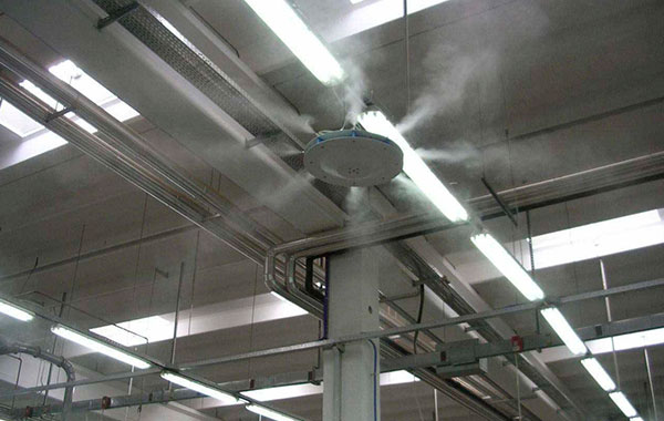 Увлажнение воздуха в производственных помещениях и магазинах